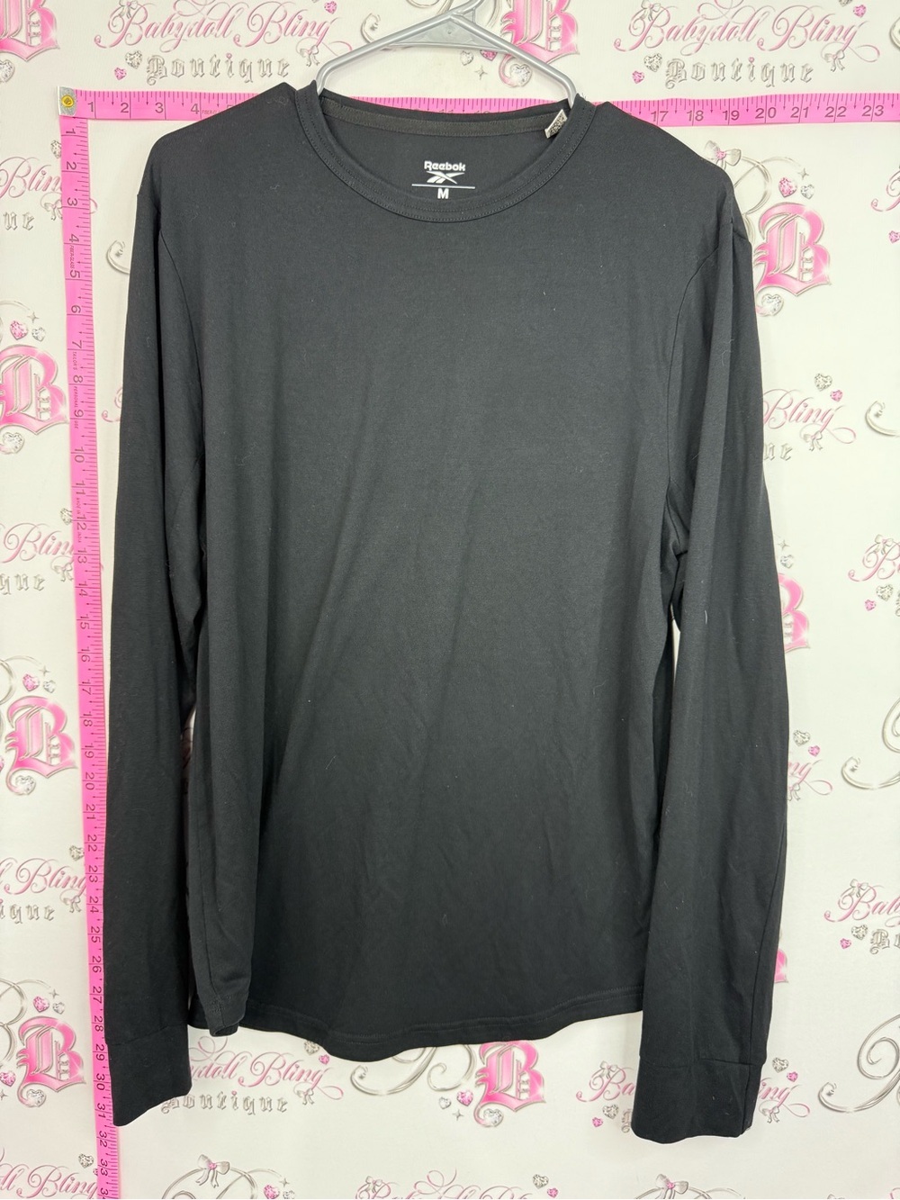 Reebok shirt Long Sleeve Crew Neck Shirt - Black